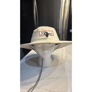 Titleist Tour Bucket Hat White Wide Brim Sun Golf Hat